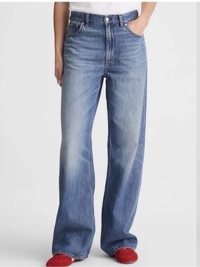 MADEWELL The Low-Slung Baggy Jean in Airy Denim Ny987 Best Seller